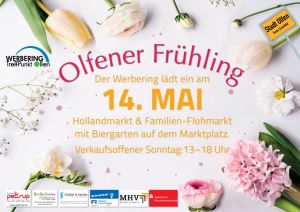 Hollandmarkt und Familien-Flohmarkt beim Olfener Frühling